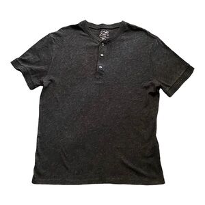 J. CREW-DARK GRAY SHORT SLEEVE SHIRT-SIZE MEDIUM